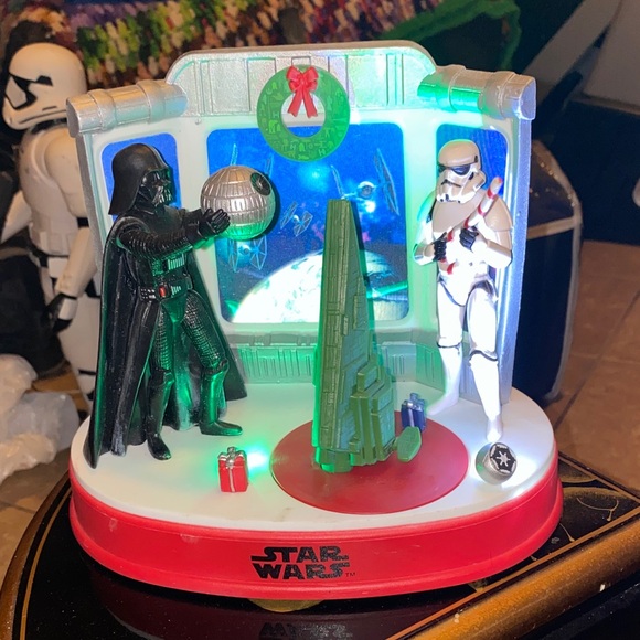 Collectible Star Wars Holiday Action Set - Black White Green